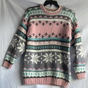 62 East multi color women sweater